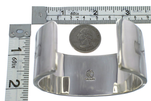 Sterling Silver Turquoise Inlay Southwest Cuff Bracelet CX49526